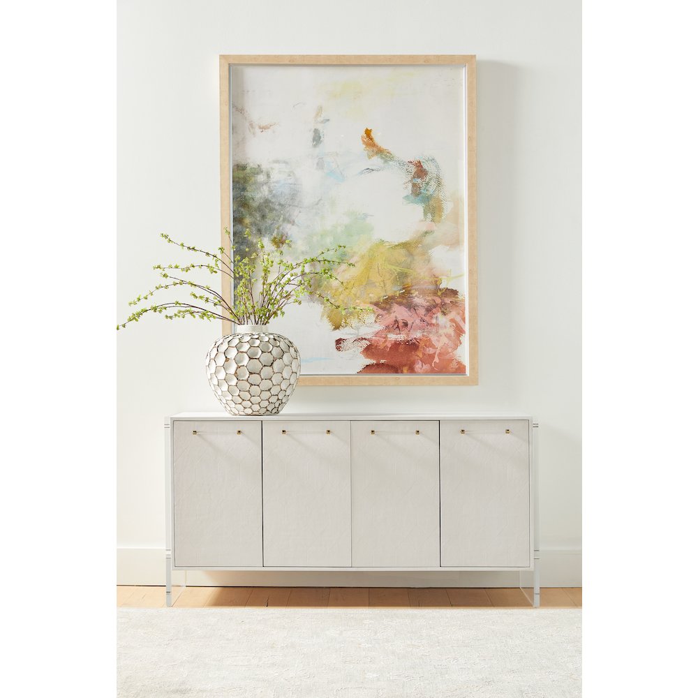 Traditions Transitional Sonia Shagreen Media Sideboard. Picture 18