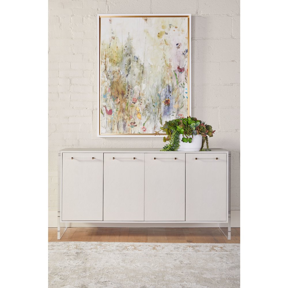 Traditions Transitional Sonia Shagreen Media Sideboard. Picture 19