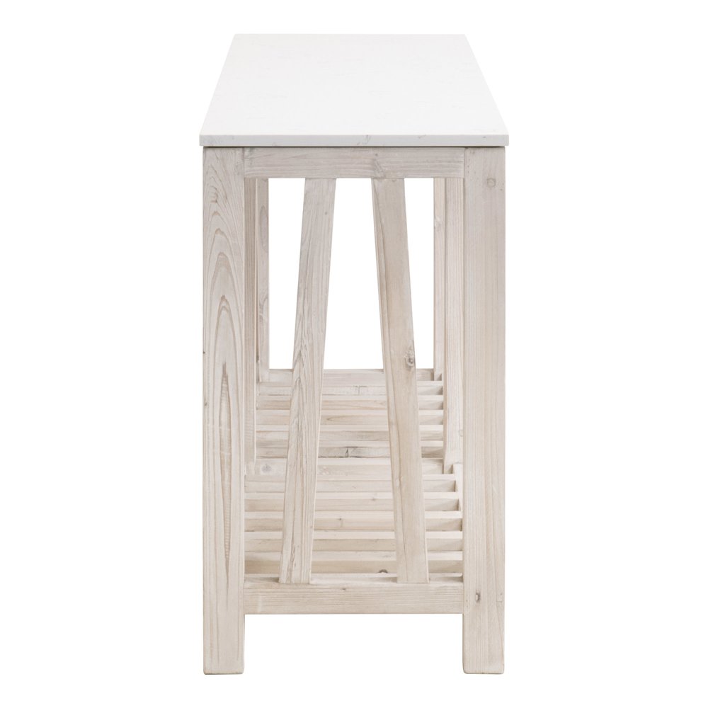 Bella Antique Transitional Spruce Console Table. Picture 3