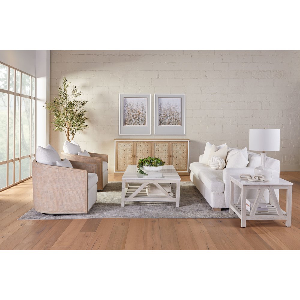 Bella Antique Transitional Spruce End Table. Picture 14