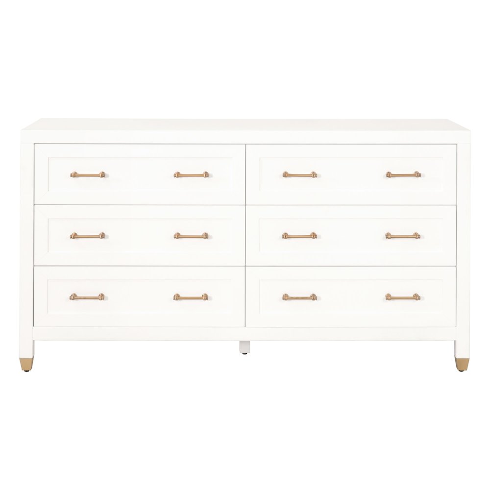 Traditions Transitional Stella 6-Drawer Double Dresser. Picture 1