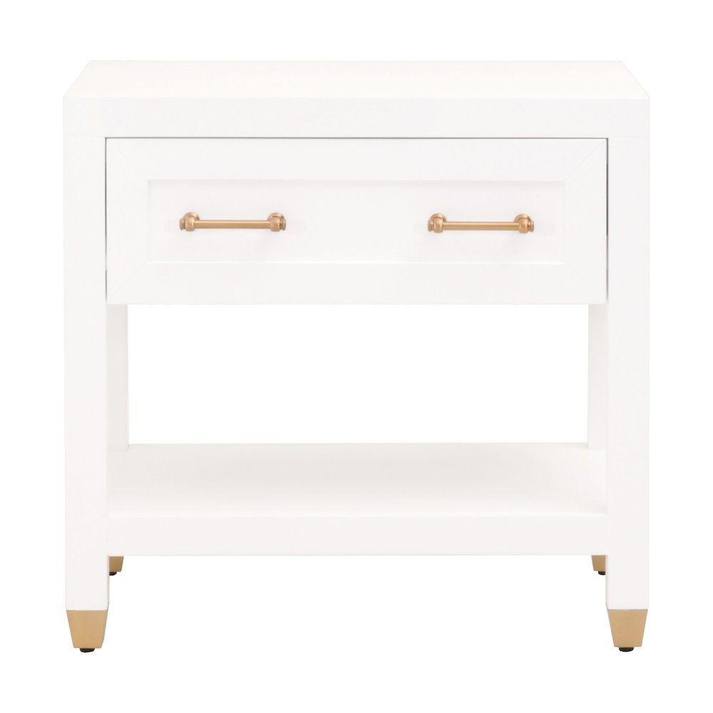 Traditions Transitional Stella 1-Drawer Nightstand. Picture 1