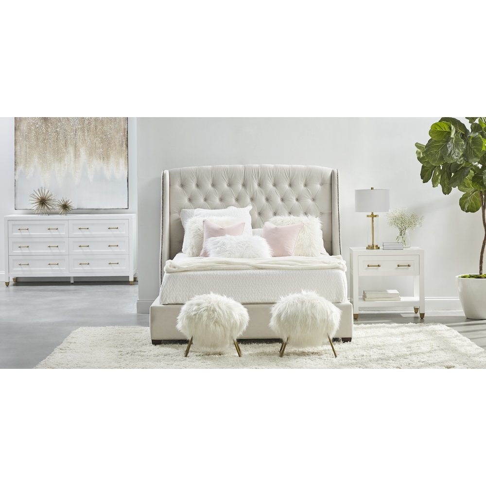 Traditions Transitional Stella 1-Drawer Nightstand. Picture 11