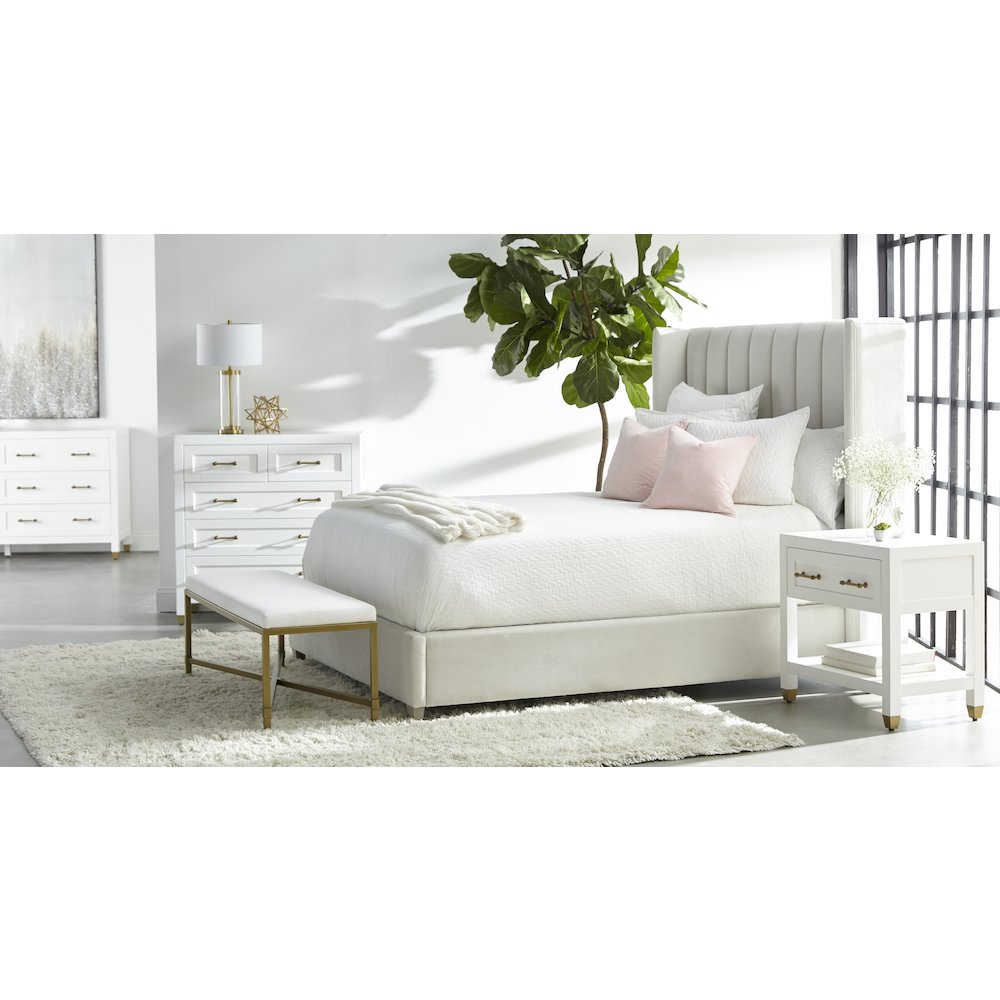 Traditions Transitional Stella 1-Drawer Nightstand. Picture 12