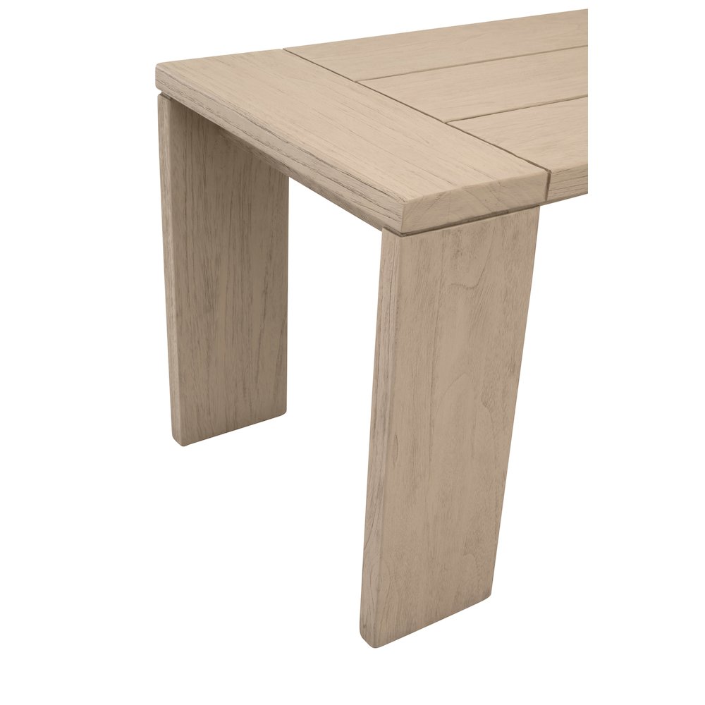 Woven - Outdoor  Transitional Sur Outdoor Bench. Picture 5
