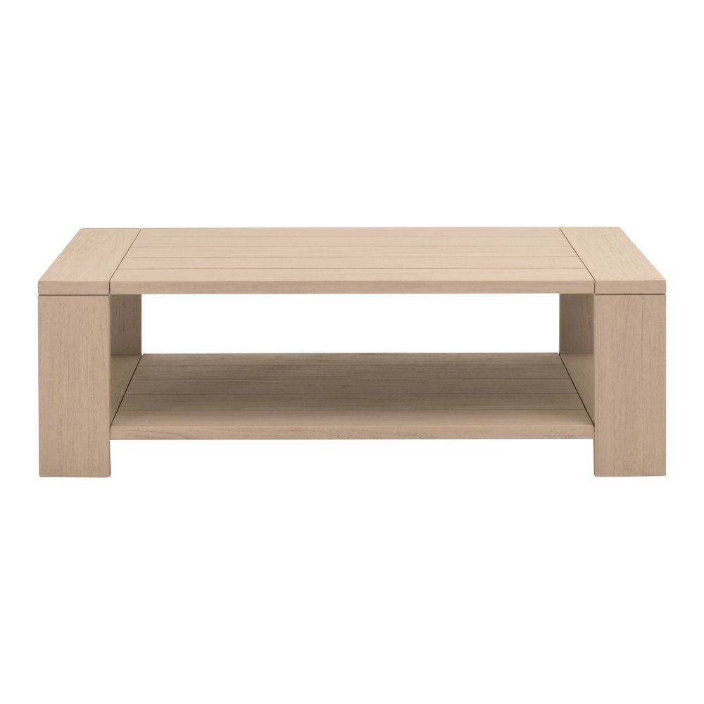 Woven - Outdoor  Transitional Sur Outdoor Coffee Table. Picture 1