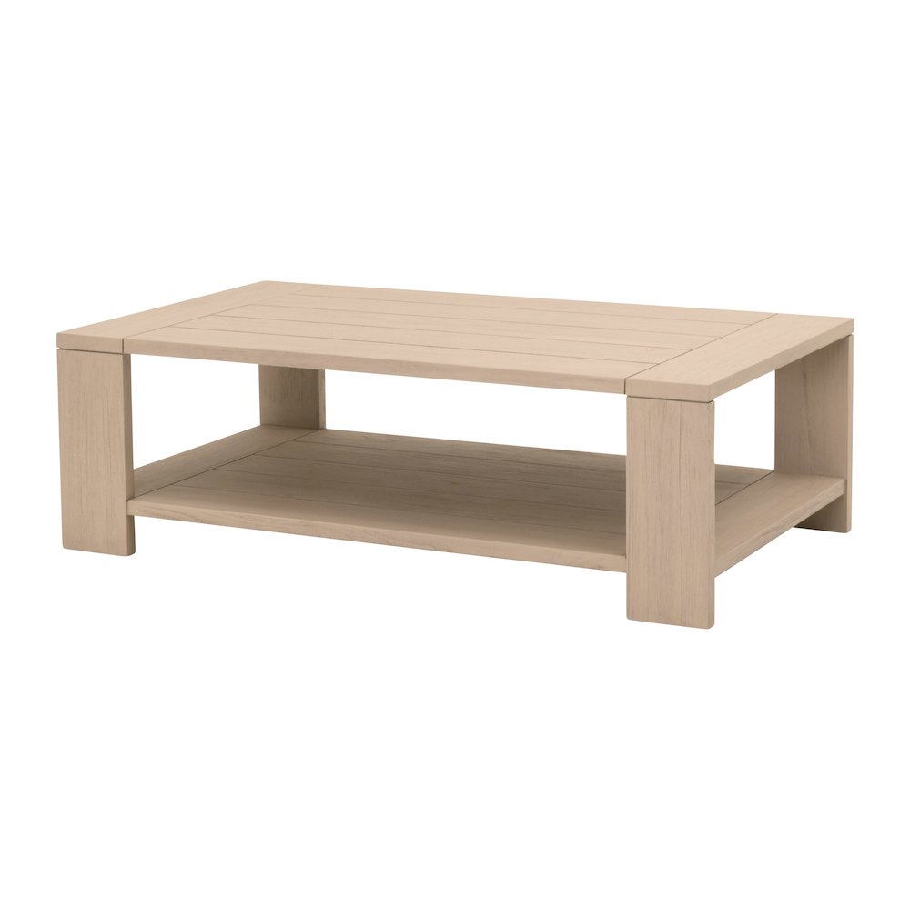 Woven - Outdoor  Transitional Sur Outdoor Coffee Table. Picture 2