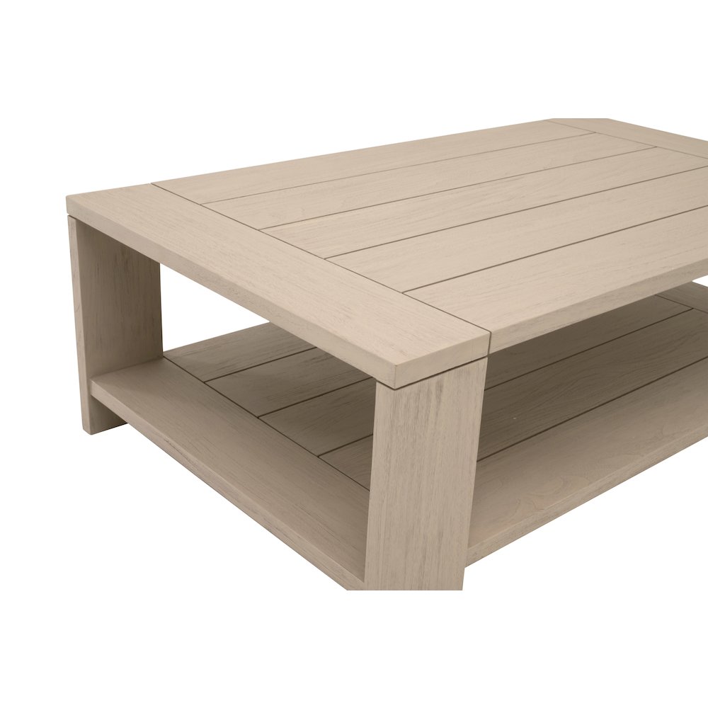 Woven - Outdoor  Transitional Sur Outdoor Coffee Table. Picture 4