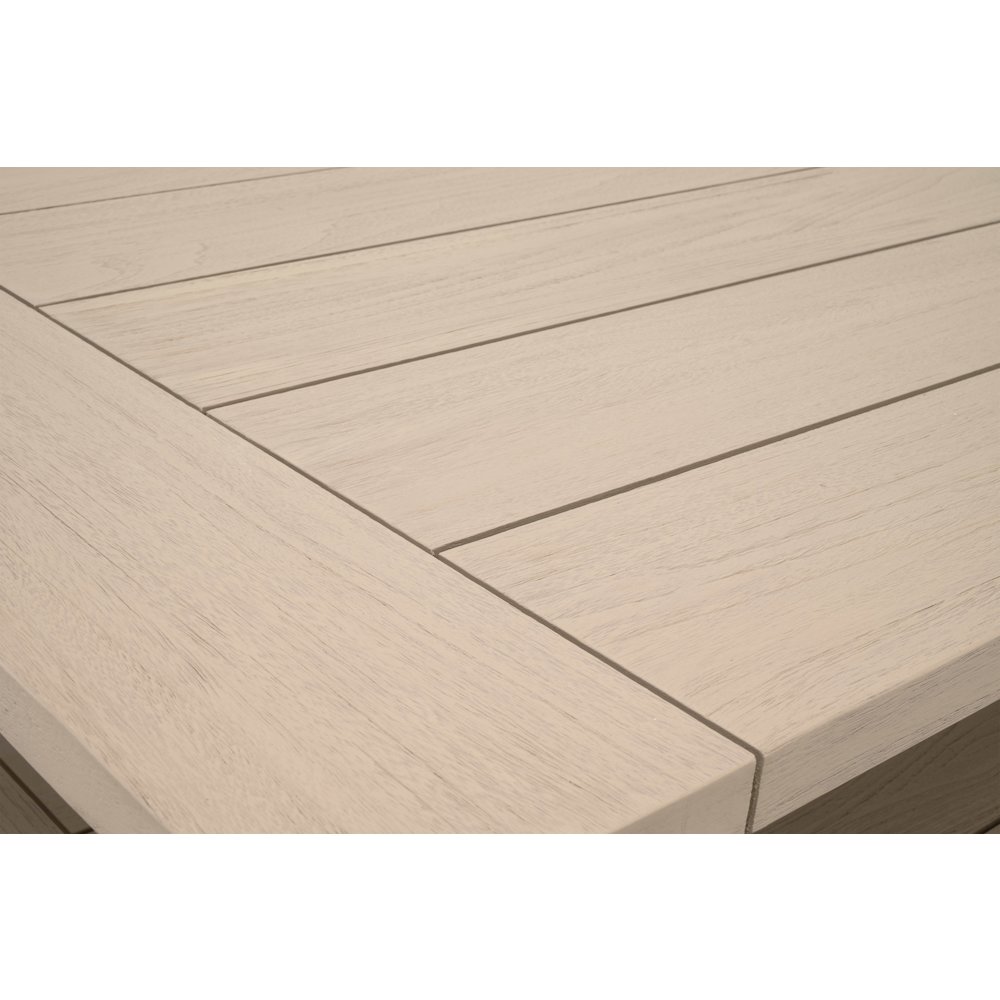 Woven - Outdoor  Transitional Sur Outdoor Coffee Table. Picture 7