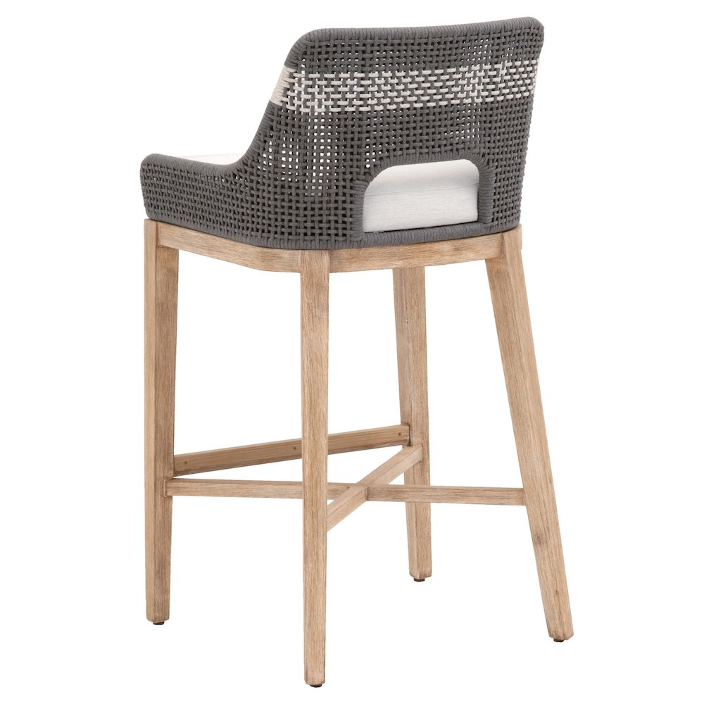 Woven Transitional Tapestry Barstool. Picture 4