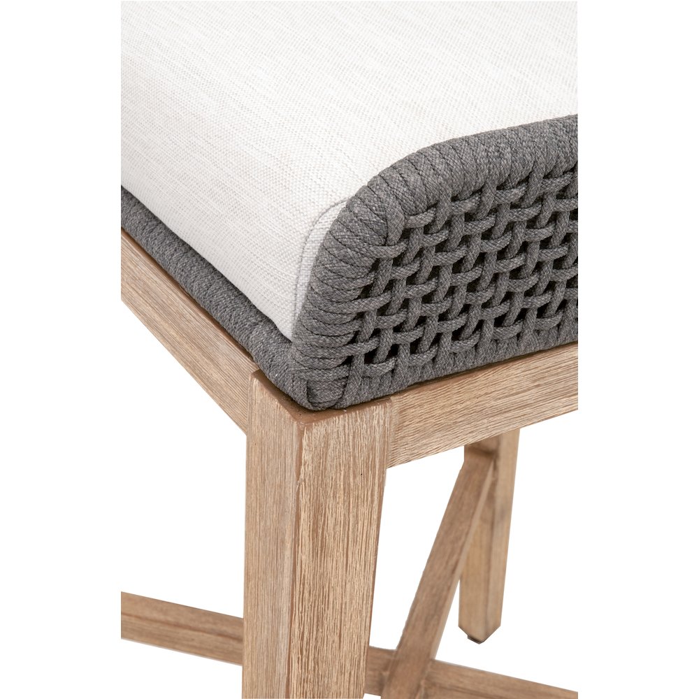Woven Transitional Tapestry Barstool. Picture 6