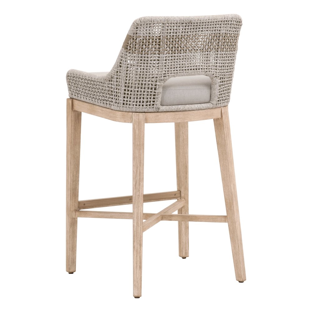 Woven Transitional Tapestry Barstool. Picture 4