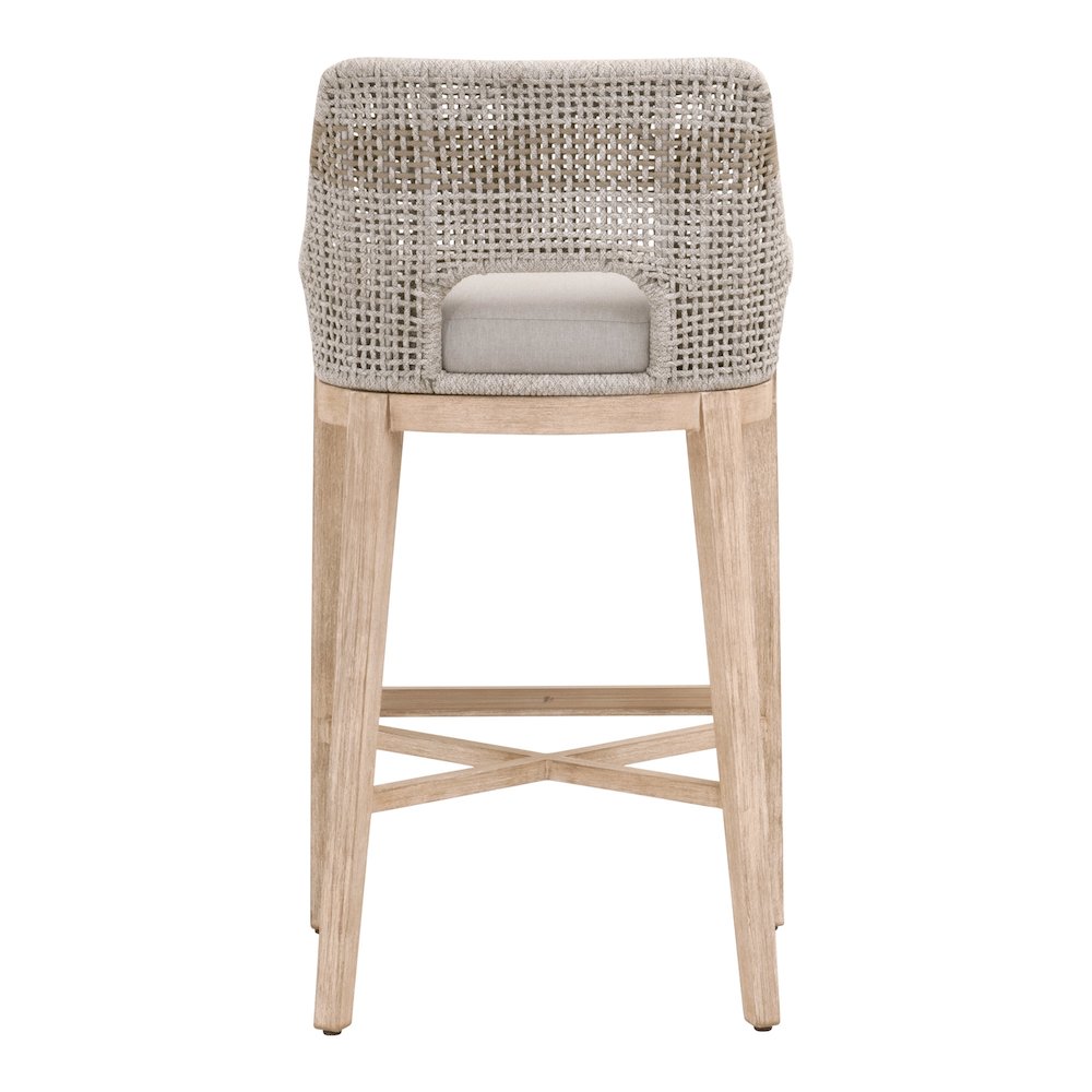 Woven Transitional Tapestry Barstool. Picture 5
