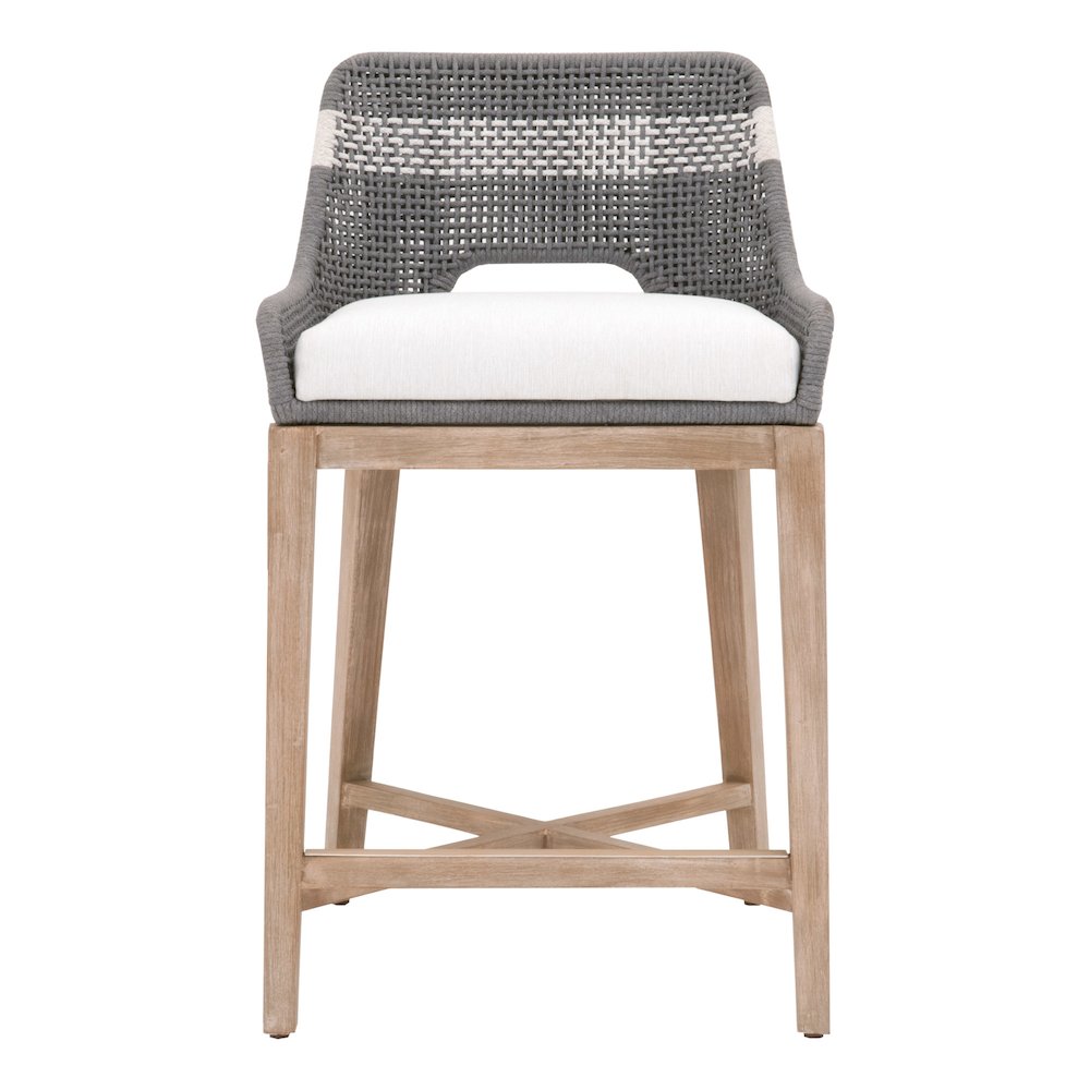 Woven Transitional Tapestry Counter Stool. Picture 1