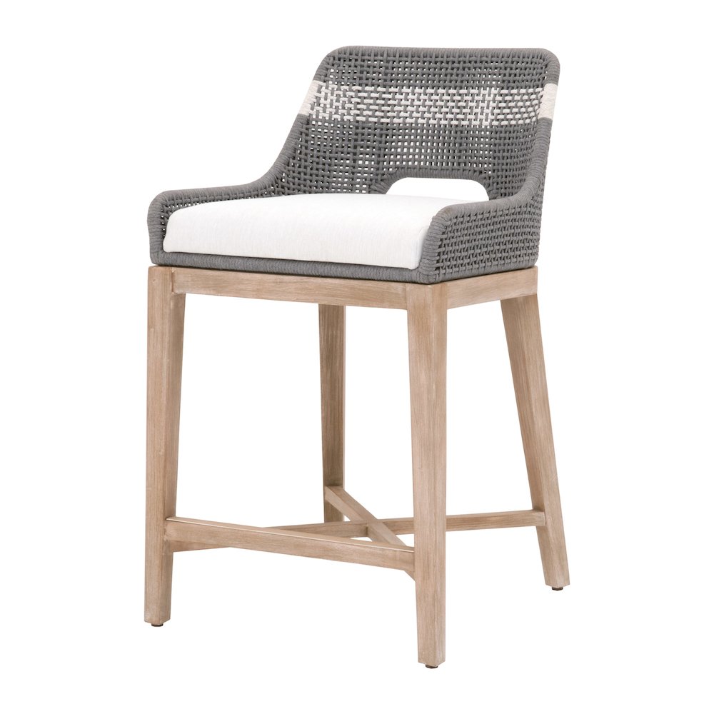 Woven Transitional Tapestry Counter Stool. Picture 2