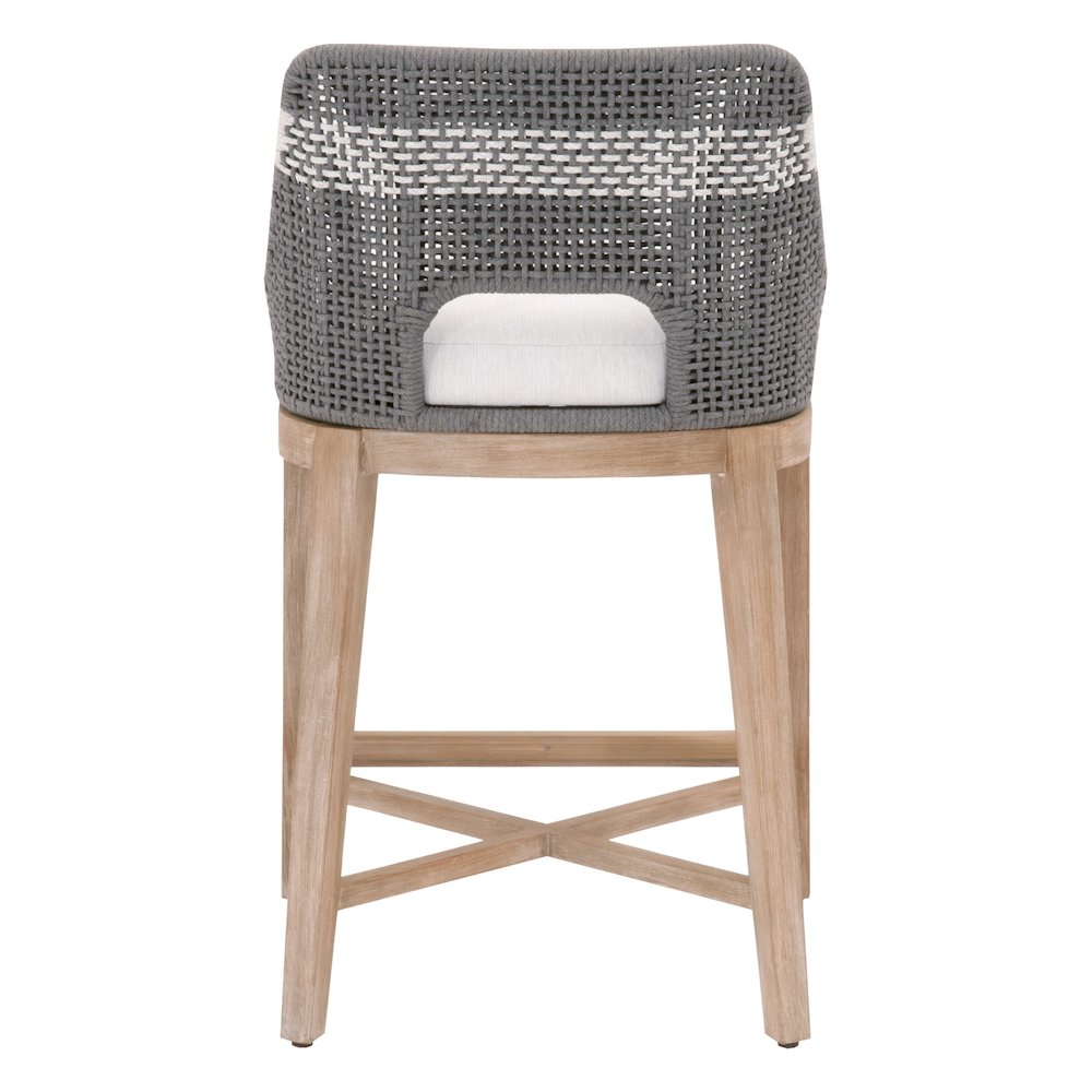 Woven Transitional Tapestry Counter Stool. Picture 5