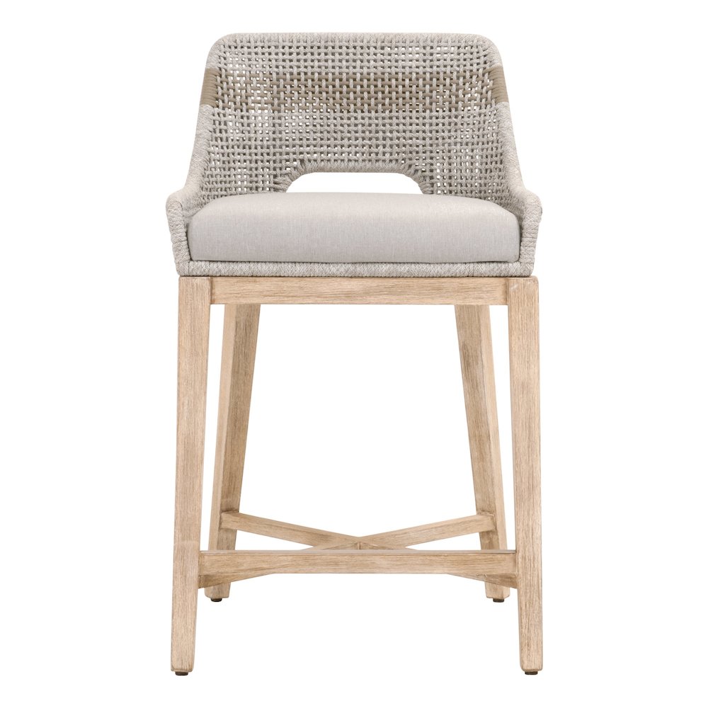 Woven Transitional Tapestry Counter Stool. Picture 1