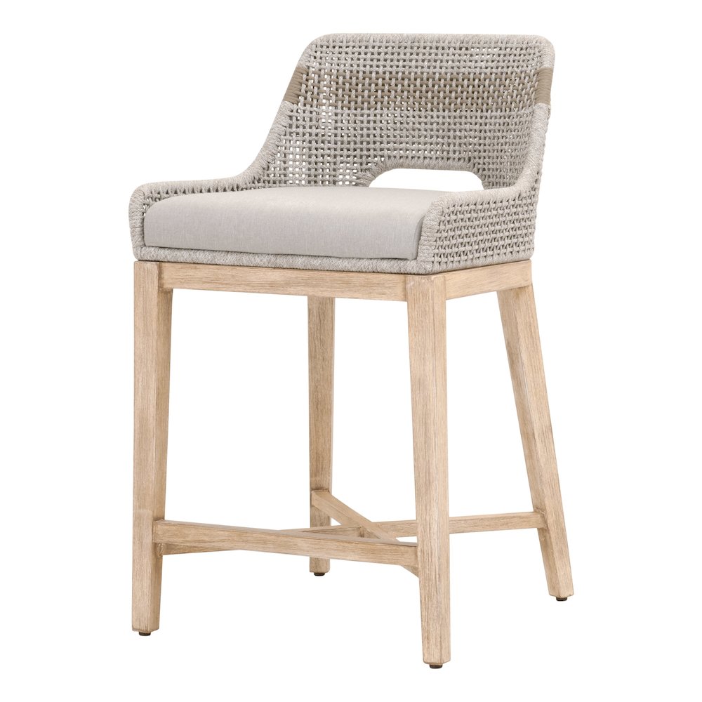 Woven Transitional Tapestry Counter Stool. Picture 2