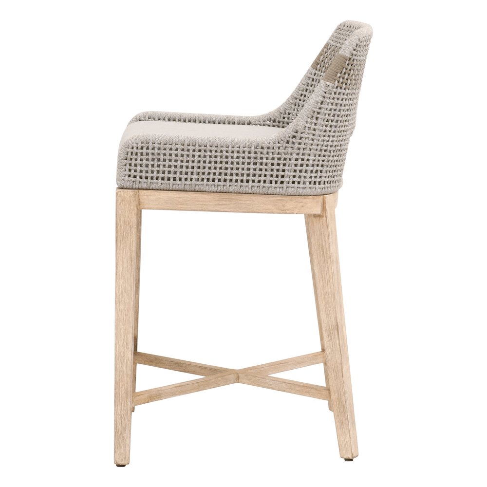 Woven Transitional Tapestry Counter Stool. Picture 3