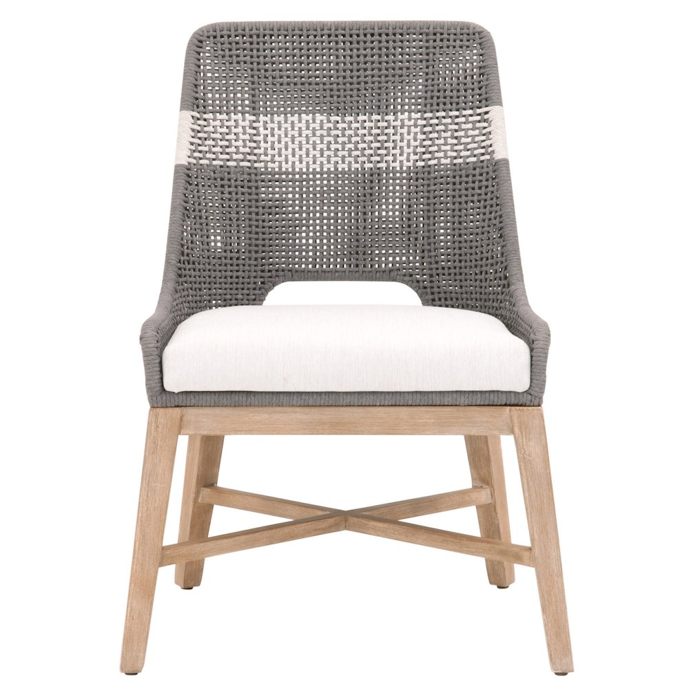 Woven Transitional Tapestry Dining Chair, Set of 2. Picture 1