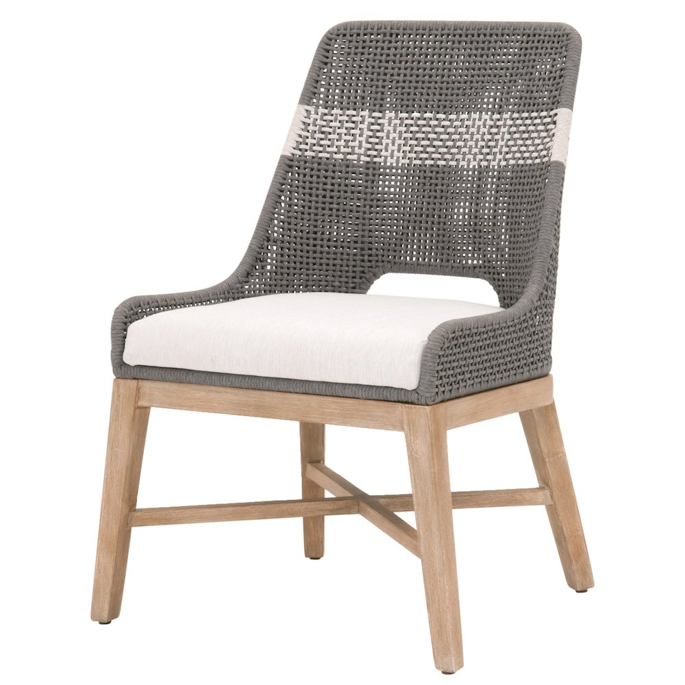 Woven Transitional Tapestry Dining Chair, Set of 2. Picture 2
