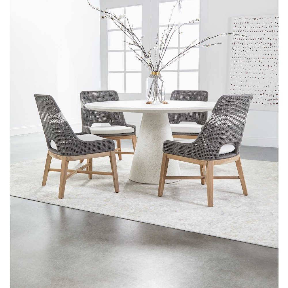 Woven Transitional Tapestry Dining Chair, Set of 2. Picture 12