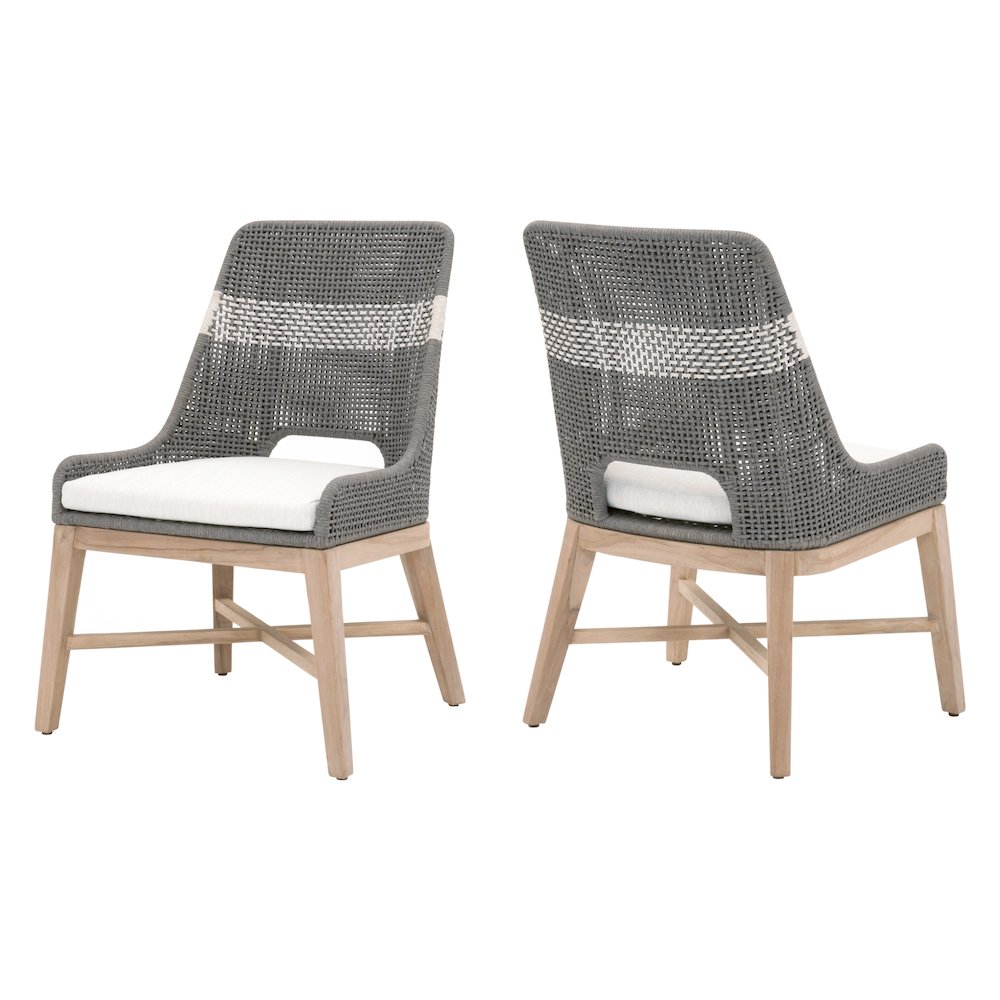 Woven Transitional Tapestry Dining Chair, Set of 2. Picture 15