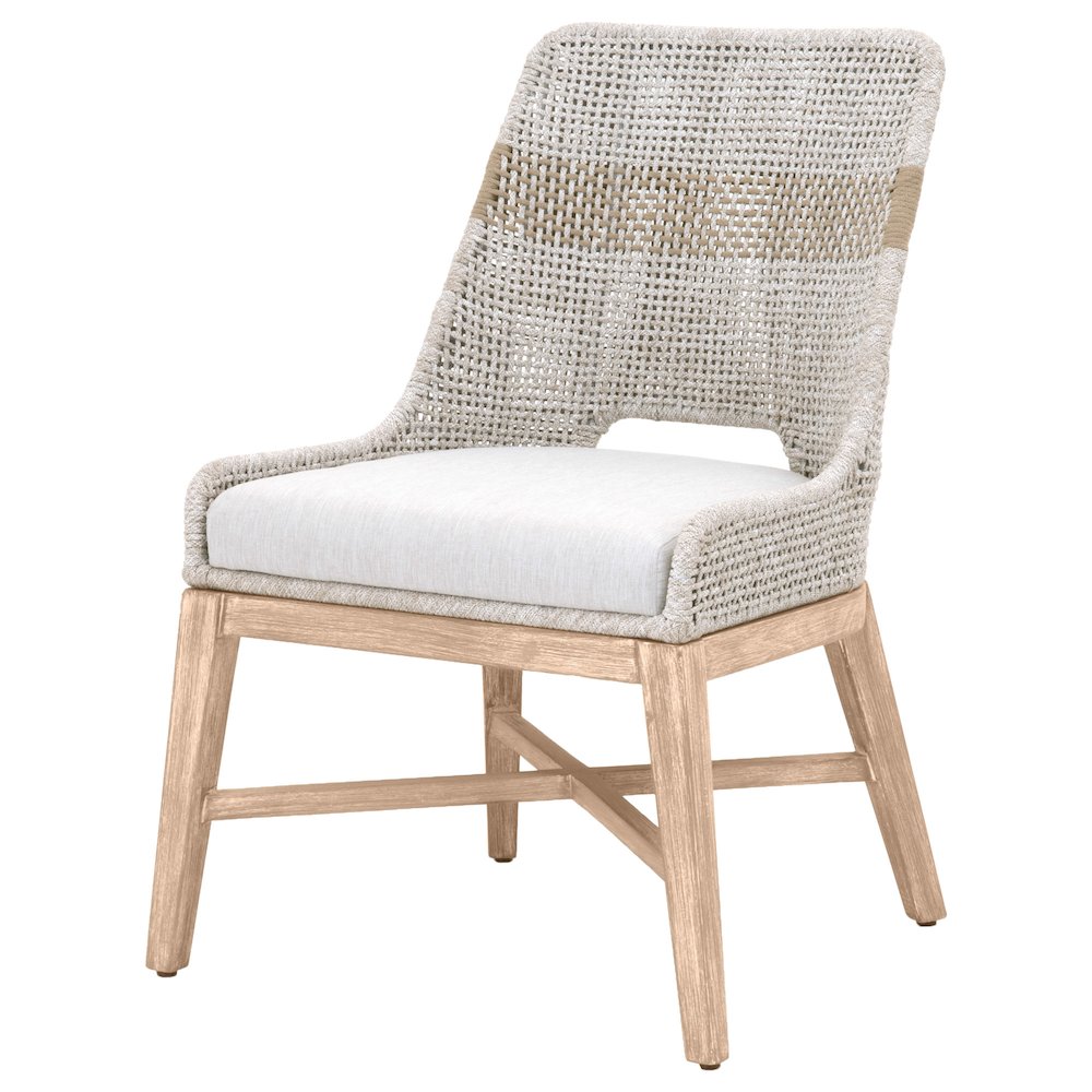 Woven Transitional Tapestry Dining Chair, Set of 2. Picture 3