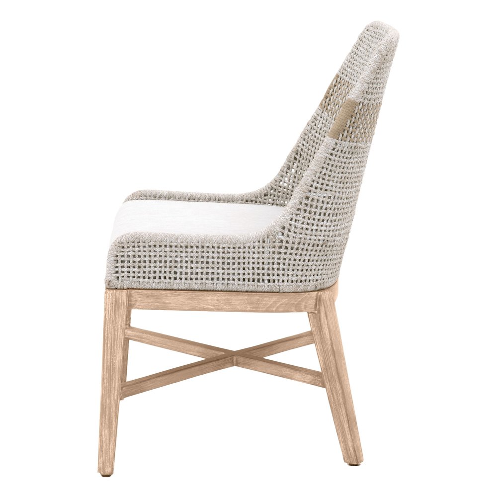 Woven Transitional Tapestry Dining Chair, Set of 2. Picture 4