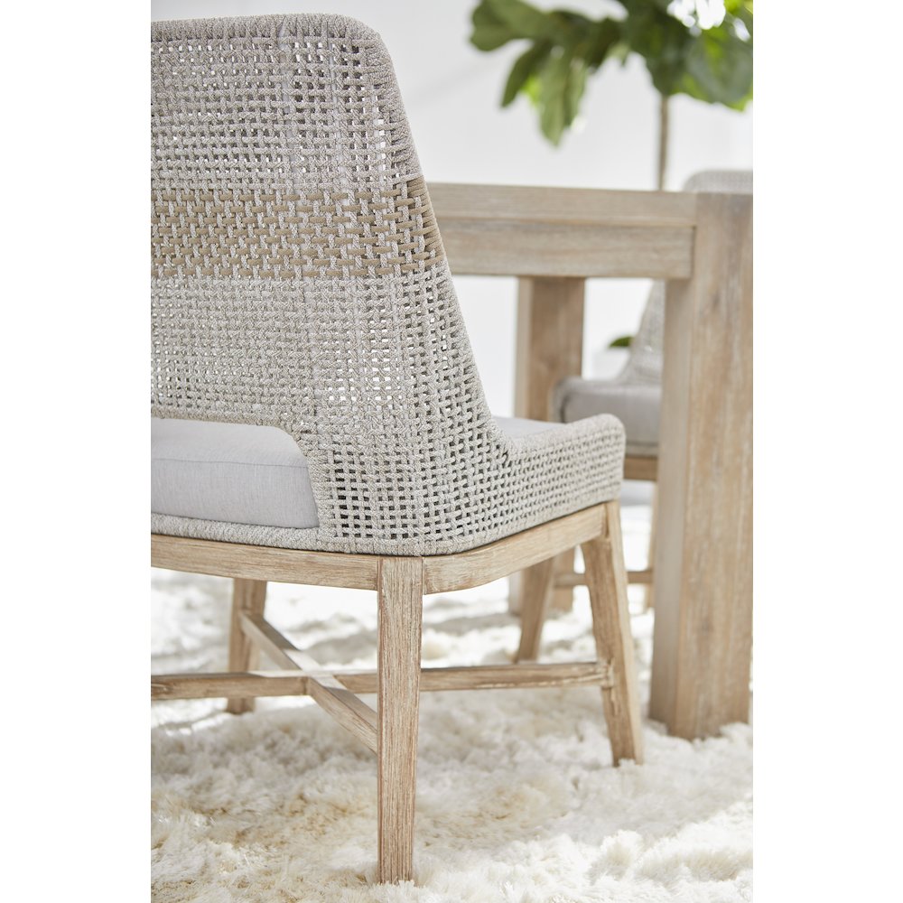 Woven Transitional Tapestry Dining Chair, Set of 2. Picture 8