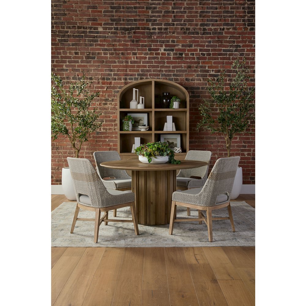 Woven Transitional Tapestry Dining Chair, Set of 2. Picture 23