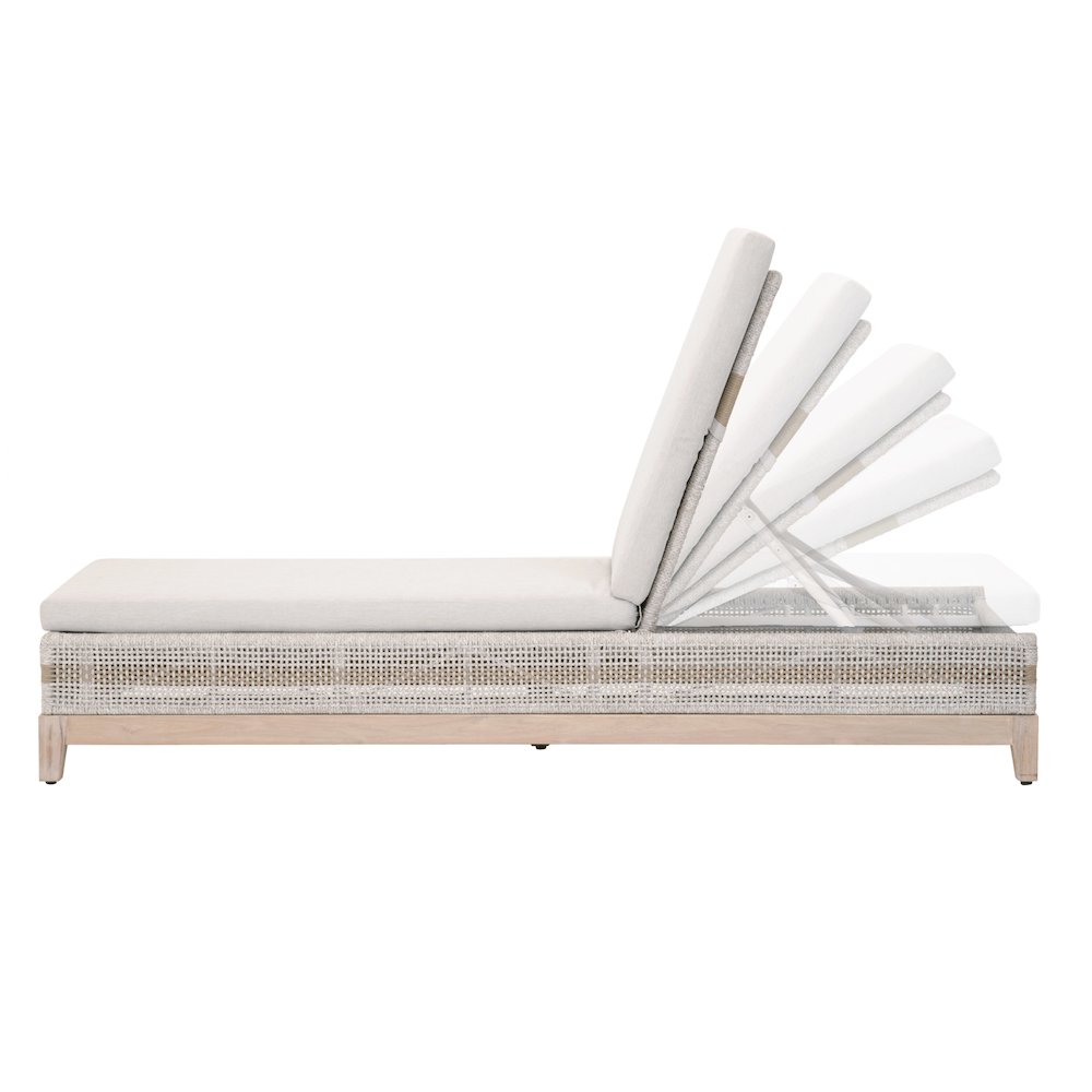 Woven - Outdoor  Transitional Tapestry Outdoor Chaise Lounge. Picture 4