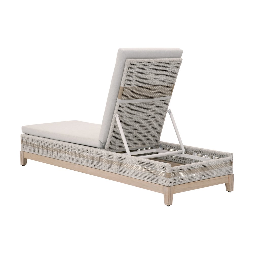 Woven - Outdoor  Transitional Tapestry Outdoor Chaise Lounge. Picture 5