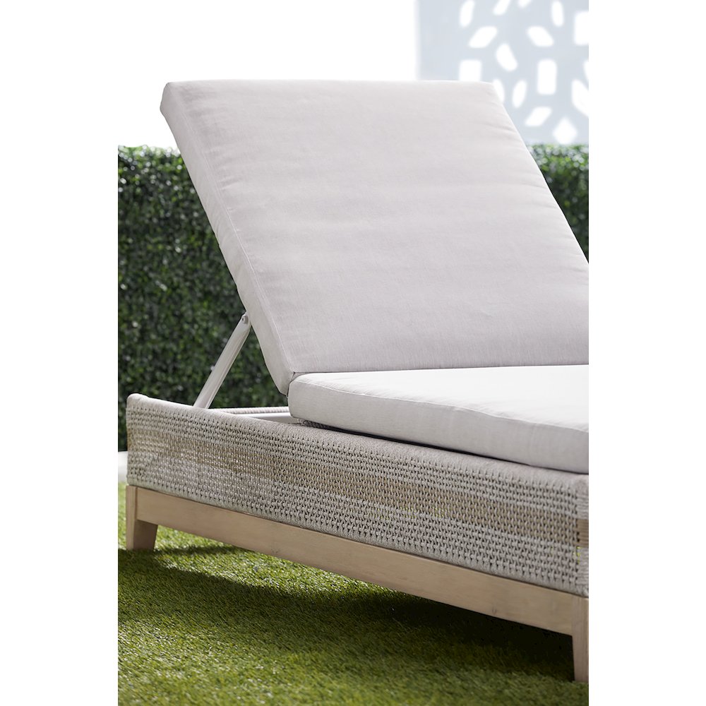 Woven - Outdoor  Transitional Tapestry Outdoor Chaise Lounge. Picture 8