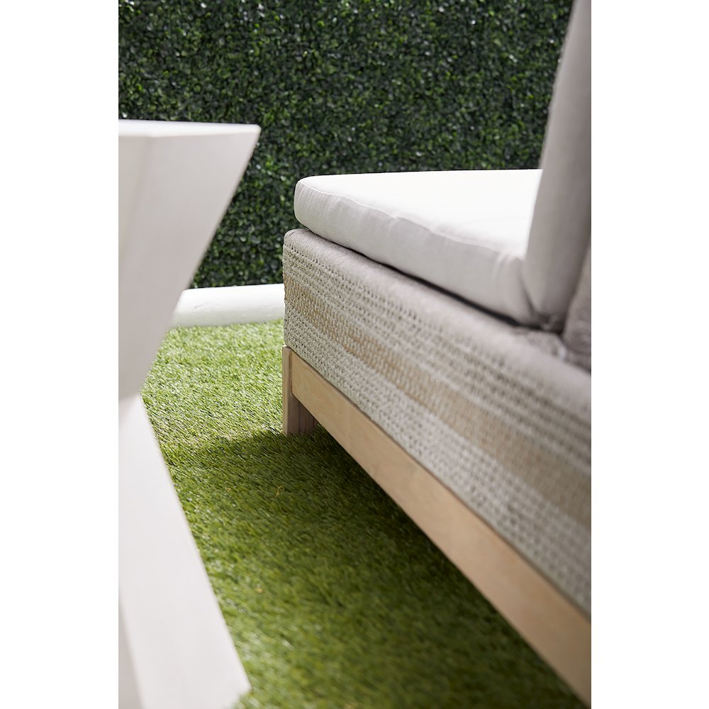 Woven - Outdoor  Transitional Tapestry Outdoor Chaise Lounge. Picture 11