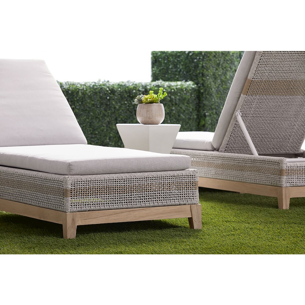 Woven - Outdoor  Transitional Tapestry Outdoor Chaise Lounge. Picture 15