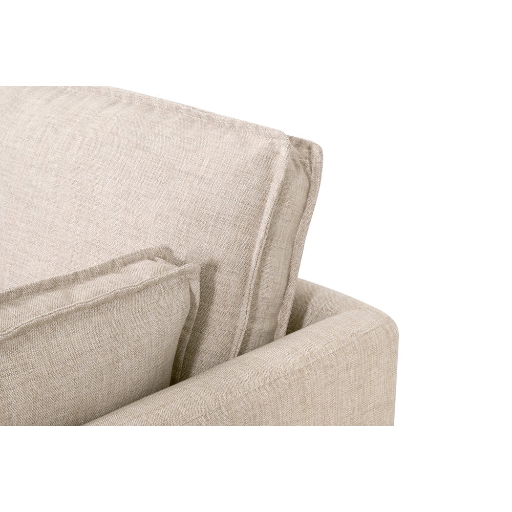 Transitional Thea Outdoor 90" Taper Arm Slipcover Sofa. Picture 5