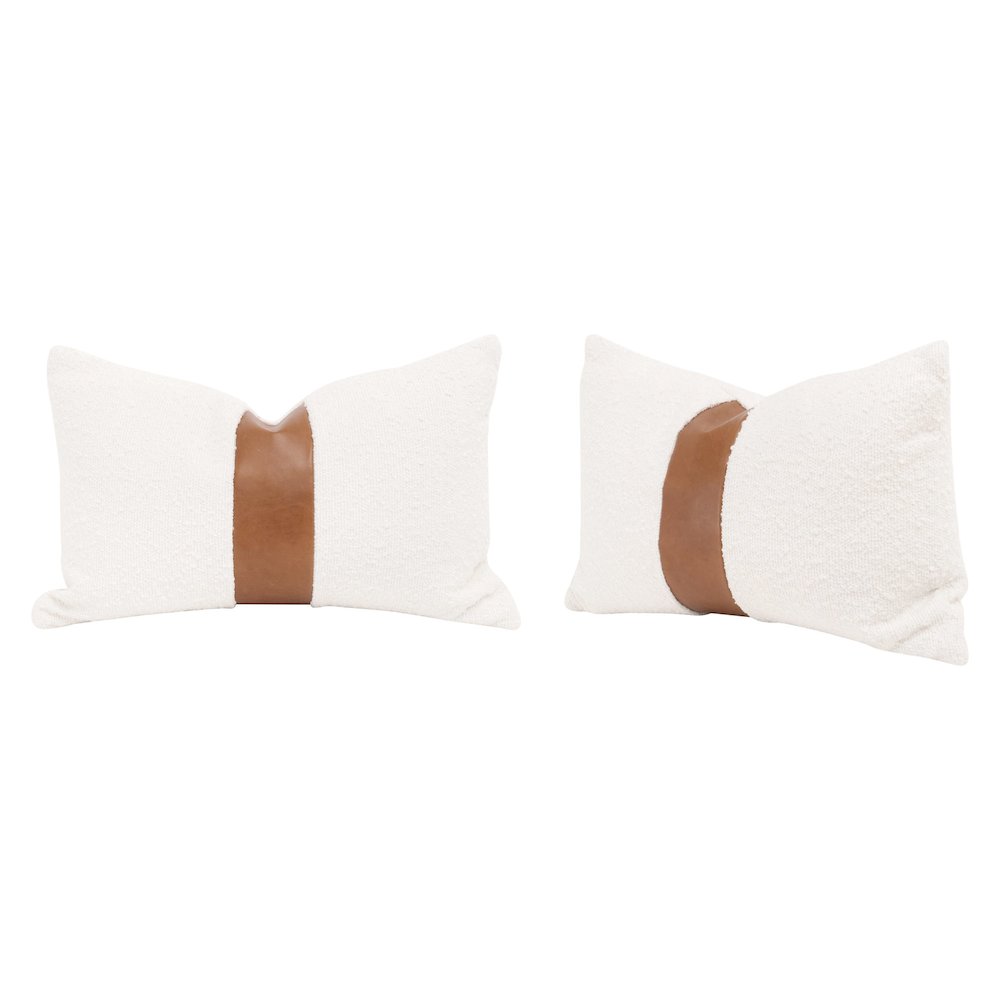 Transitional The Split Decision 20" Essential Lumbar Pillow, Set of 2. Picture 1