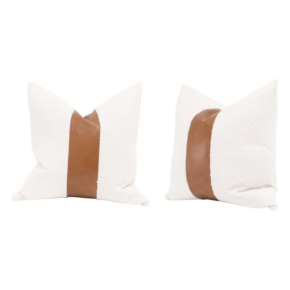 Transitional The Split Decision 20" Essential Pillow, Set of 2. Picture 1