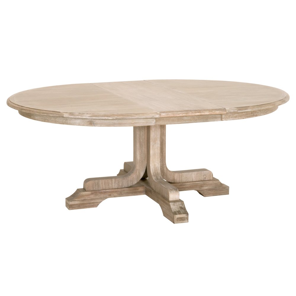 Traditions Transitional Torrey 60" Round Extension Dining Table. Picture 2