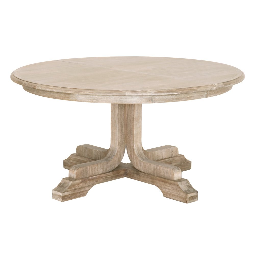 Traditions Transitional Torrey 60" Round Extension Dining Table. Picture 3