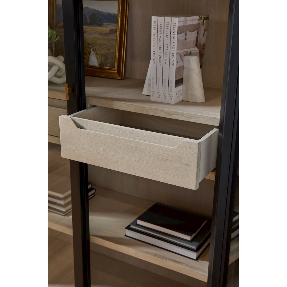 Bella Antique Transitional Toulouse Display Cabinet. Picture 19