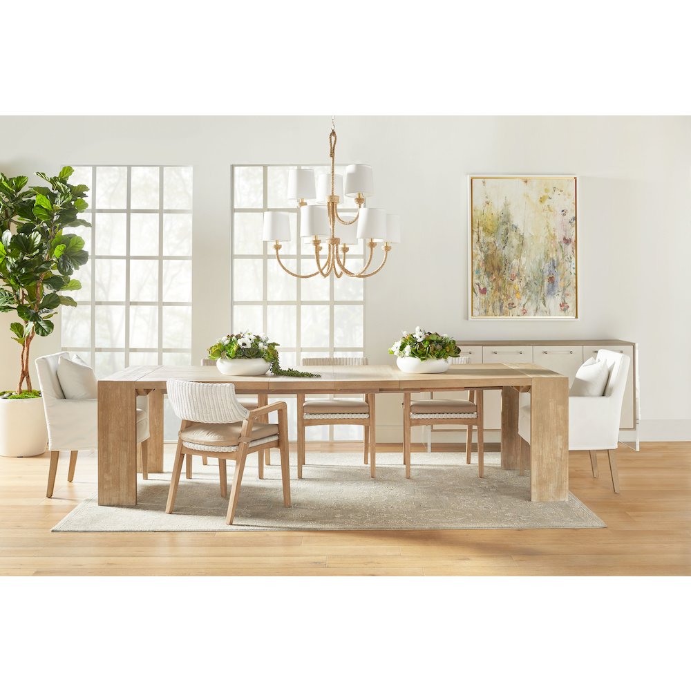 Traditions Transitional Tropea Extension Dining Table. Picture 18