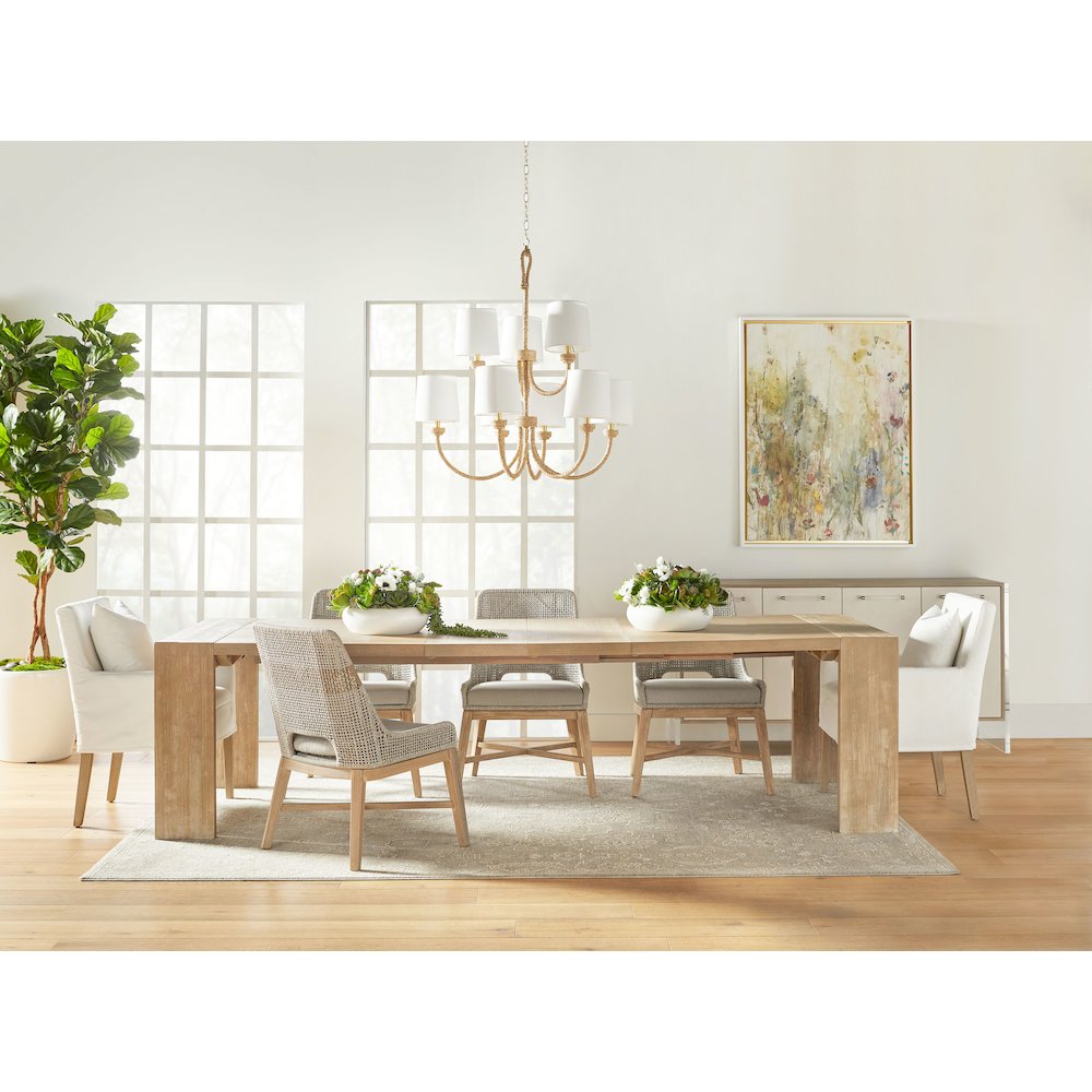 Traditions Transitional Tropea Extension Dining Table. Picture 19