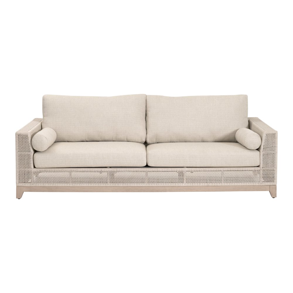 Woven - Outdoor  Transitional Tropez Outdoor 90" Sofa. Picture 1