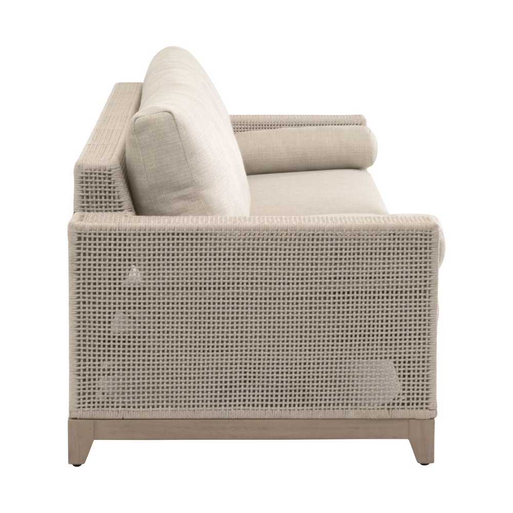 Woven - Outdoor  Transitional Tropez Outdoor 90" Sofa. Picture 3