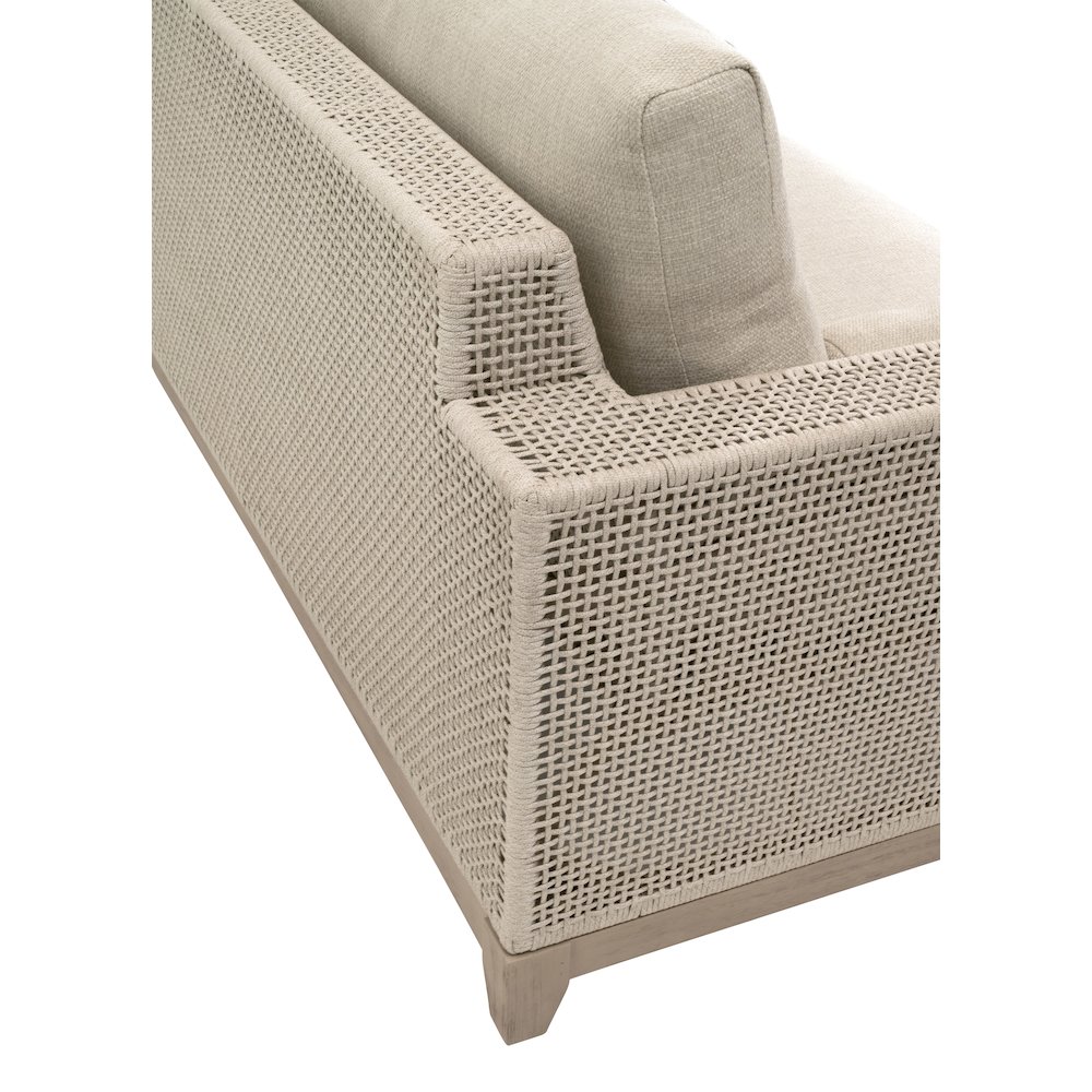 Woven - Outdoor  Transitional Tropez Outdoor 90" Sofa. Picture 5