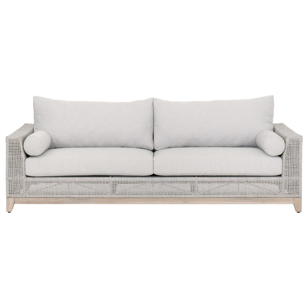 Woven - Outdoor  Transitional Tropez Outdoor 90" Sofa. Picture 1
