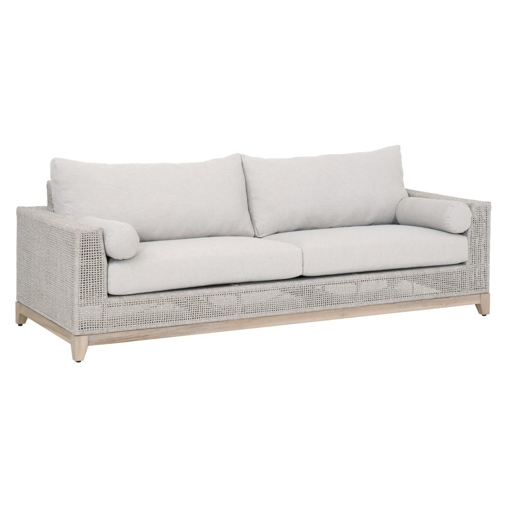 Woven - Outdoor  Transitional Tropez Outdoor 90" Sofa. Picture 2