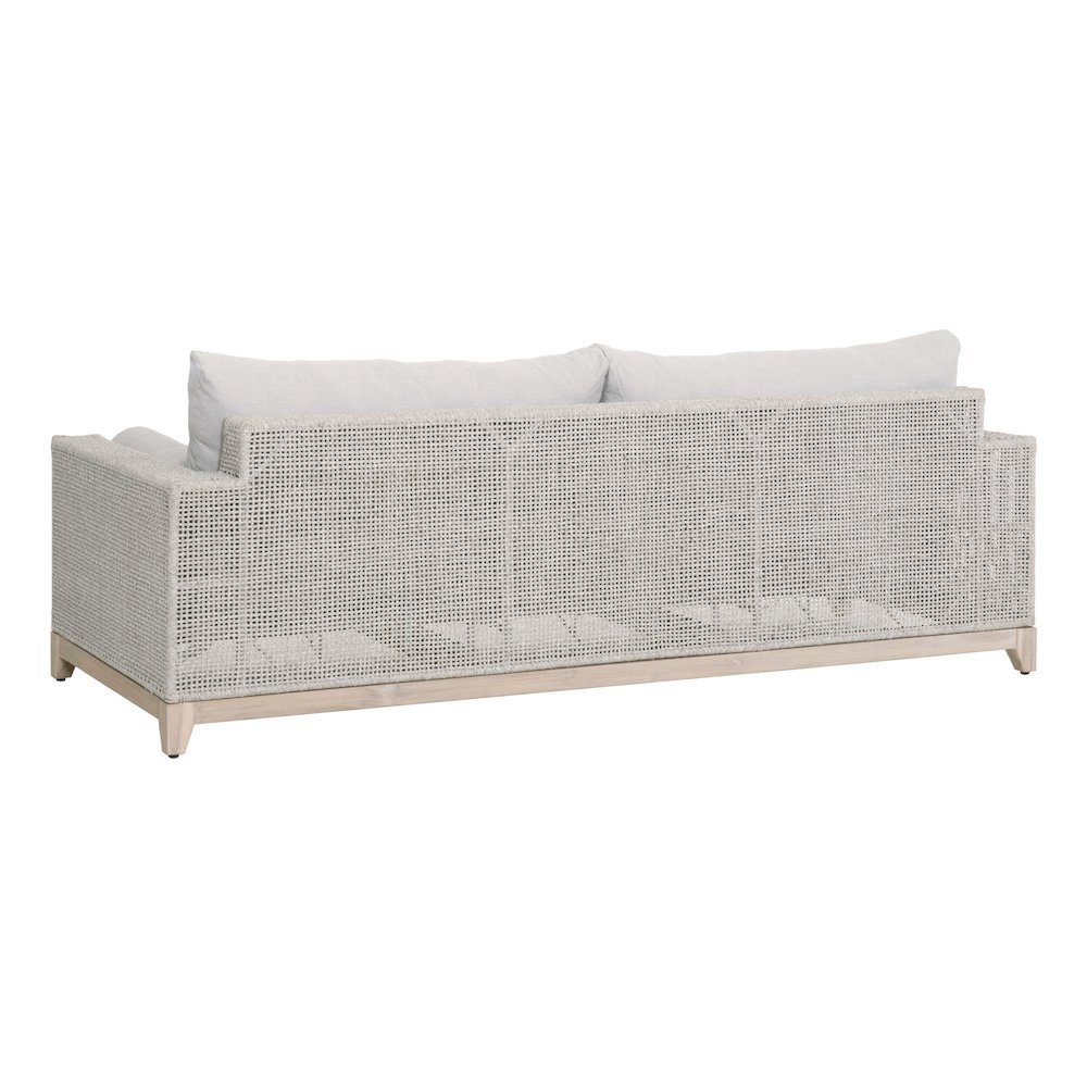 Woven - Outdoor  Transitional Tropez Outdoor 90" Sofa. Picture 4